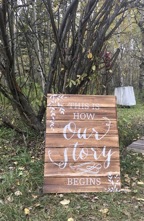 Rustic Wedding Sign ~ Diy Weddings At The Historic Pines Ranch ~ Visit