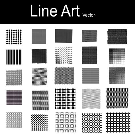 Line Art Patterns 18853897 Vector Art At Vecteezy