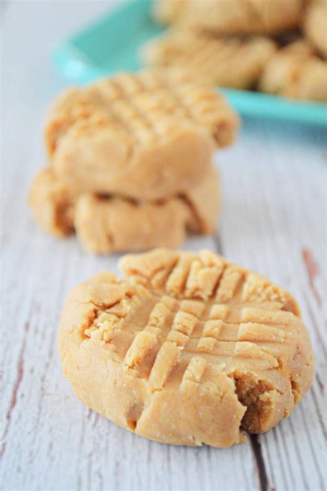 Coconut Flour Peanut Butter Cookies Low Carb No Bake Recipe