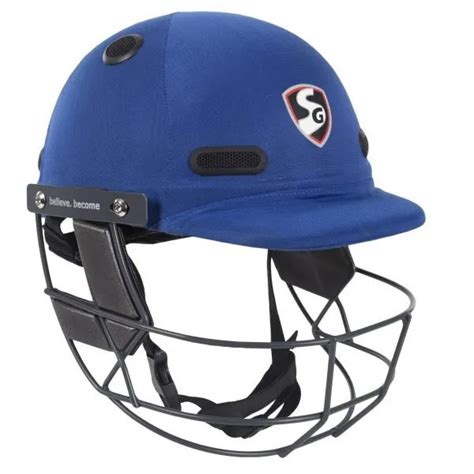 Sg Acetech Blue Cricket Helmet Montreal Cricket Store Canada
