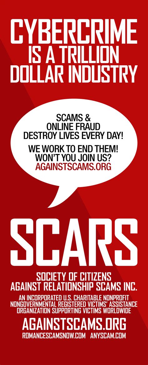 Scars™ Winter 2019 Anti Scam Campaign Ad Scars Romance Scams
