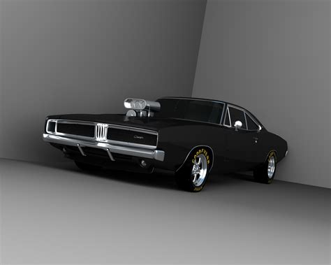 Free Download Dodge Charger Black Wallpaper 1280x1024 For Your