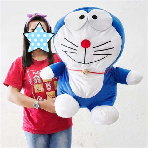 Jual Boneka Doraemon Jumbo Ukuran 60cm Doraemon Dongker Jumbo Di
