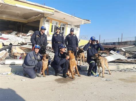 Turkeys President Awards Saps K9 Unit For Earthquake Efforts