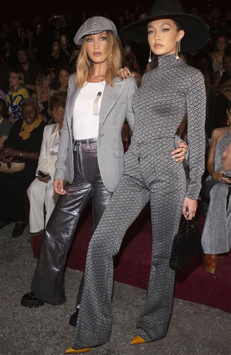 Gigi Hadid Bella Hadid Tommy Hilfiger And Zendaya At New York Fashion Week