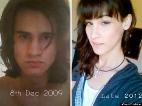 timelapse shows transgender s three year transformation from man to woman photos video