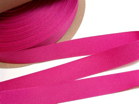 Pink Ribbon Offray Azalea Pink Grosgrain Ribbon Inch Wide Etsy