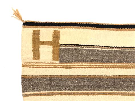 Lot Native American Navajo H Saddle Blanket