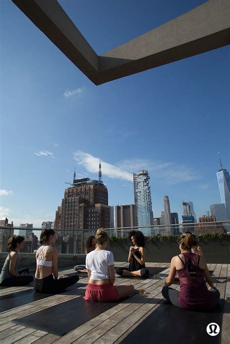 Blue Skies Take Your Yoga Class To The Rooftop New York City Views