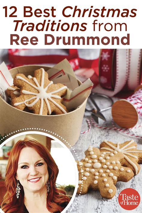 The pioneer woman ree drummond, is a sweet lady constantly making the world drool with her delicious recipes. Here are 12 of Ree Drummond's Most Treasured Christmas Traditions | Pioneer woman cookies ...