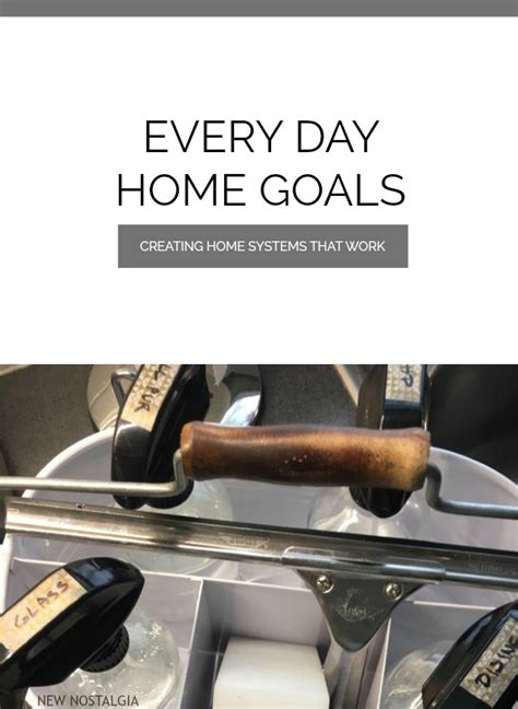 Every Day Home Goals Chore System