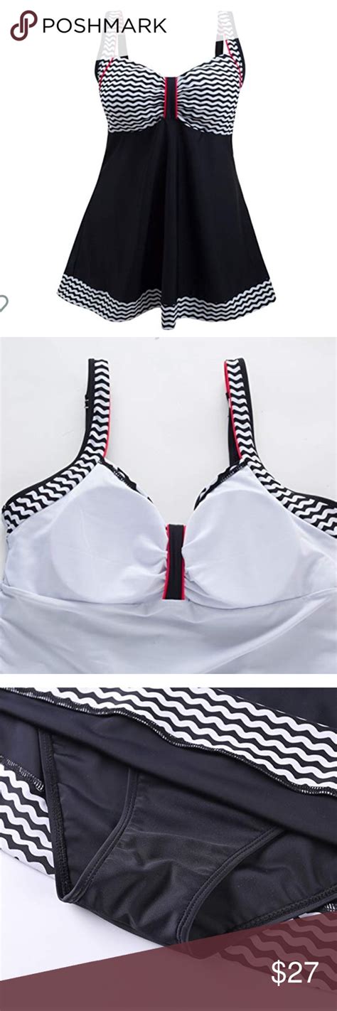 New Black And White Swimsuit 14 Black And White Swimsuit White