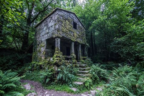 An Overgrown Building In Galicia Spain Building Spain And Abandoned