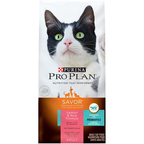 Purina Pro Plan Savor Salmon And Rice Formula Adult Dry Cat Food Petco