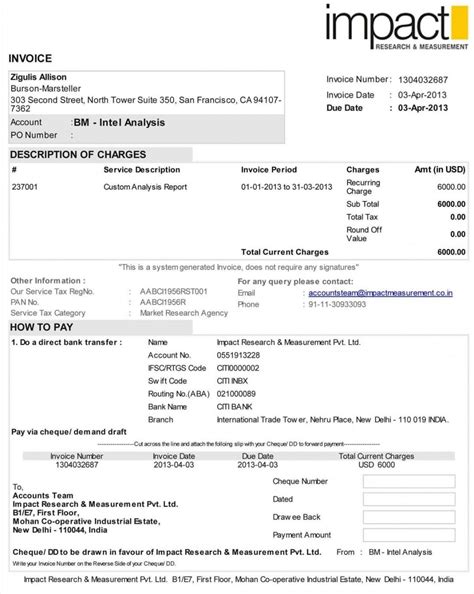 Water Bill Invoice Template Doc Example Idtcenter