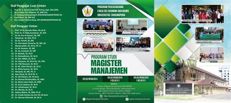 Brosur Prodi Magister Manajemen Tahun 2020 Pasca Sarjana Fakultas