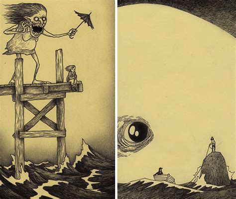 Artist Draws Terrifying Monsters On Sticky Notes Bored Panda