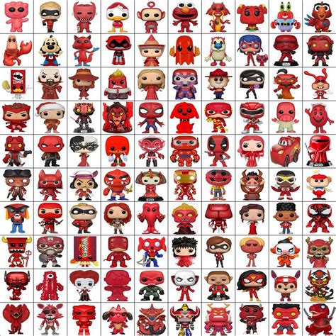100 Red Funko Pops Quiz By Ddd62291