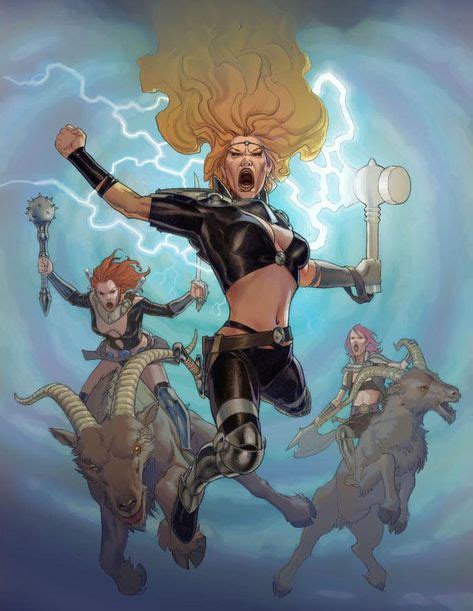 Goddesses Of Thunder With Images Marvel Comics Art Marvel Thor