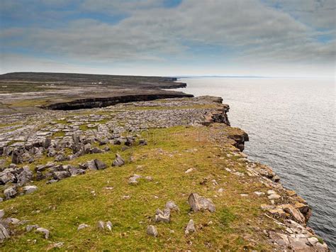 The Edge Of A Cliff Inishmore Aran Islands Ireland Atlantic Ocean