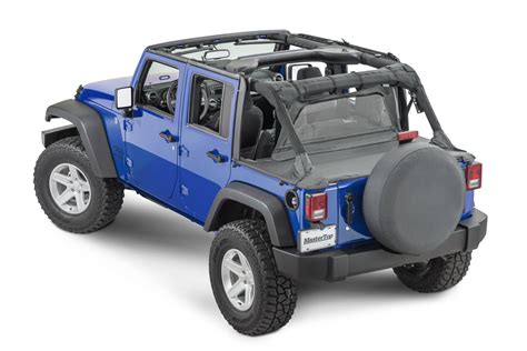 Mastertop 14500435 Tonneau Cover For 07 18 Jeep Wrangler Unlimited Jk