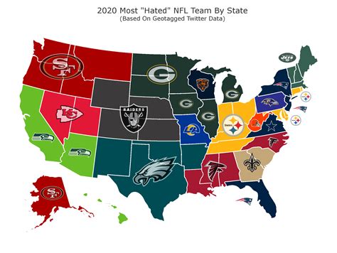 Twitter Map Shows Steelers Are Most Hated Nfl Team