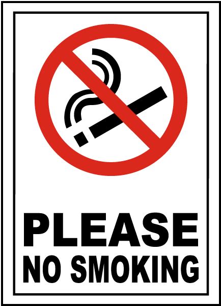 Please No Smoking Sign Save 10 Instantly