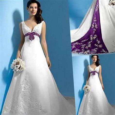 White And Purple Wedding Dresses Update July Fashion 2020