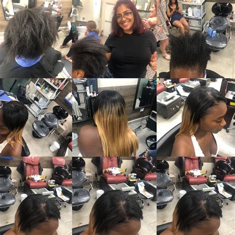 Hair extension, relaxing | Dominican hair, Hair salon, Hair extensions