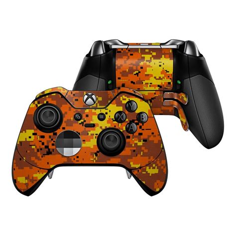 Microsoft Xbox One Elite Controller Skin Digital Orange Camo By Camo