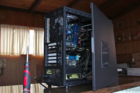 First thing you'll want to do is strip the case down as far as you can go. How-to: Build a killer gaming PC for under $1,000 | The Verge