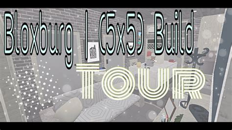Bloxburg 5x5 Brick House Tour Youtube