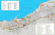 Sorrento tourist map - Ontheworldmap.com