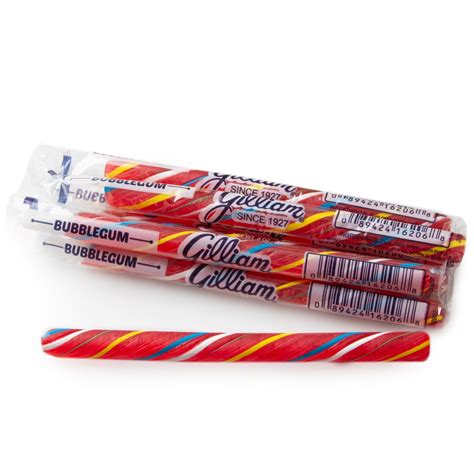 Bubble Gum Flavored Candy Sticks • Old Fashioned Candy Sticks And Candy