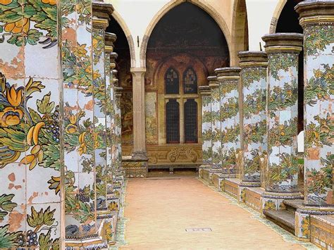 cloister of santa chiara naples around the world in 80 days around the worlds italian pattern