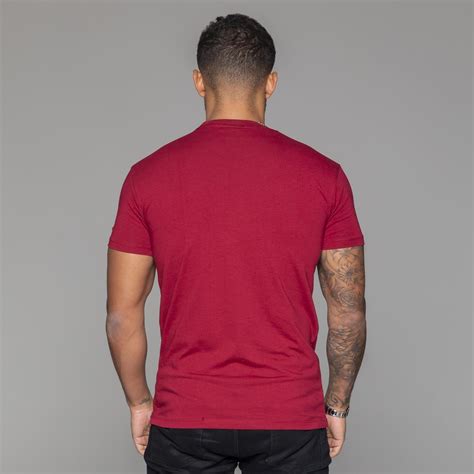 mens slim fit t shirt cotton stretch muscle gym casual crew neck tee size s xl ebay