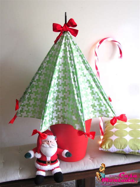 Quick Cute Umbrella Christmas Tree Dollar Store Crafts