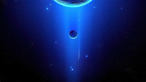 2048x1152 Nebula Space Planet Blue Art 4k 2048x1152 Resolution Hd 4k