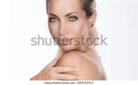 Beauty Portrait Attractive Blonde Naked Woman Stock Photo Shutterstock