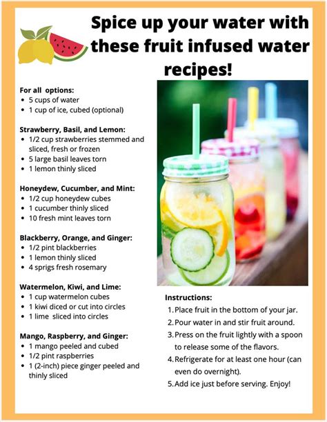 6 Refreshing Fruit Infused Water Recipes