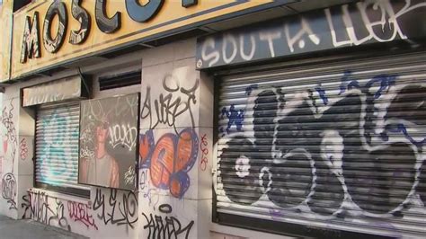 New York City Graffiti Cleanup Efforts By Nypd