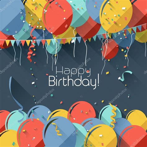 Birthday Background — Stock Vector © Kaktus2536 46553849