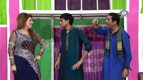 Zafri Khan And Vicky Kodu With Asha Choudhary Stage Drama Baazigar