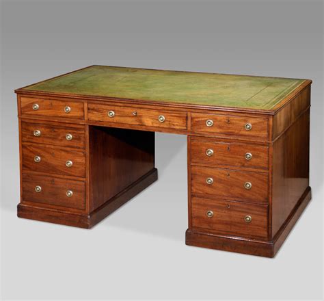 Antique desks are the perfect combination of utilitarian and decorative furniture styles. Antique partners desk, large antique pedestal desk ...