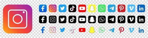 Popular Social Media Logos Editorial Stock Photo Illustration Of