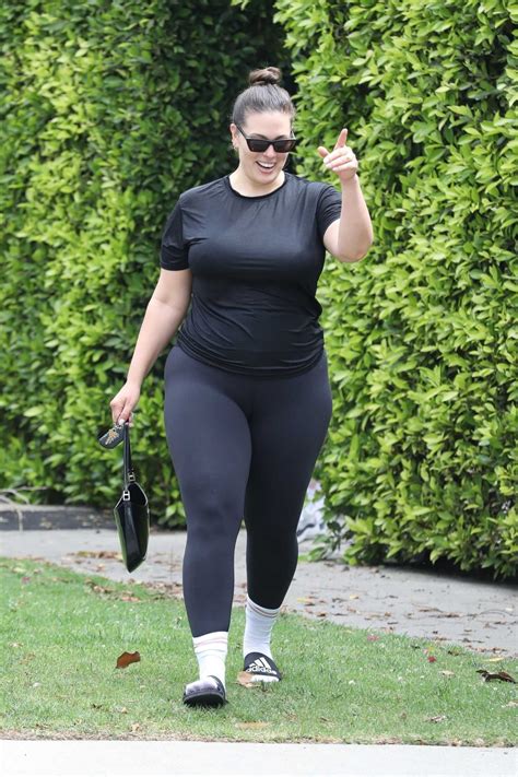 Ashley Graham Sizzles In A Black Bikini During A Photoshoot At The Beach In Miami Florida Set01