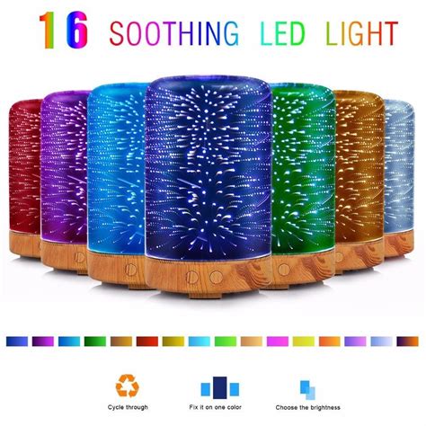 This also applies to humidifiers. Cosmic Essential Oil Diffuser 3D Color Changing Light ...