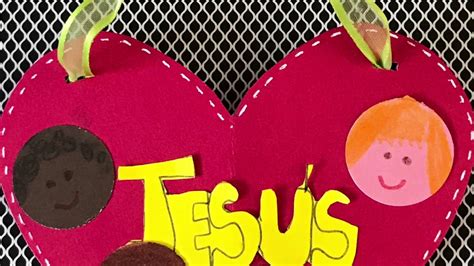 Manualidad Jesús ama a los niños Escuela Dominical YouTube