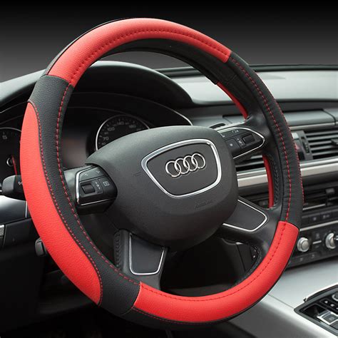Microfiber Leather Car Steering Wheel Cover Automobiles Interior