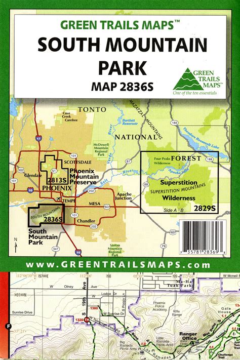 South Mountain Park Trail Map Cape May County Map